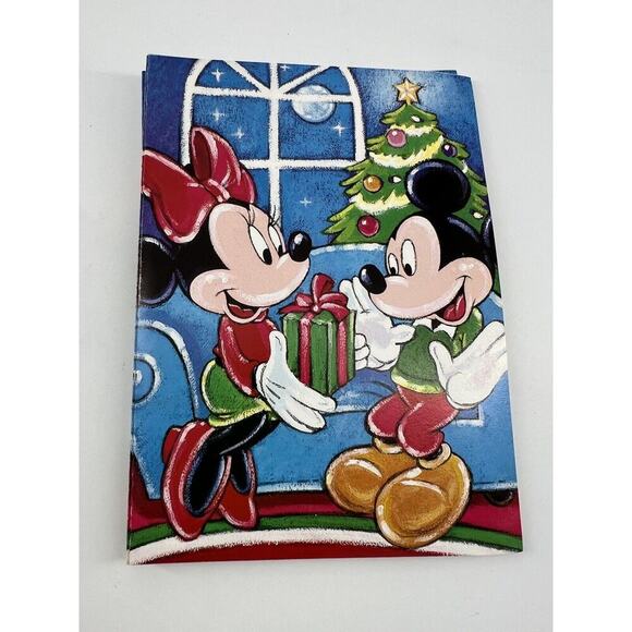 Vintage Mickey Mouse Christmas Greeting Cards Holiday Envelopes 40 Assorted New - Picture 4 of 7